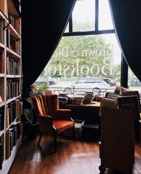 brown and dickson bookstore interior